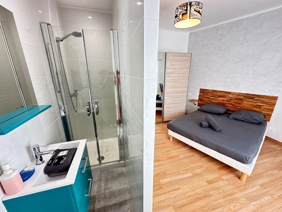 Appartement Avec 4 Chambres Doubles - Proche De La Mer, Des Transports Et De La Promenade Des Anglais Nice Exterior photo